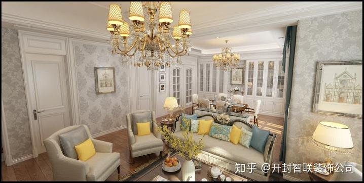 客厅餐厅一体吊顶效果图客厅餐厅一体吊顶怎么处理？-第4张图片